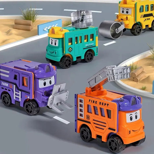 2-in-1 Pullback Car Set