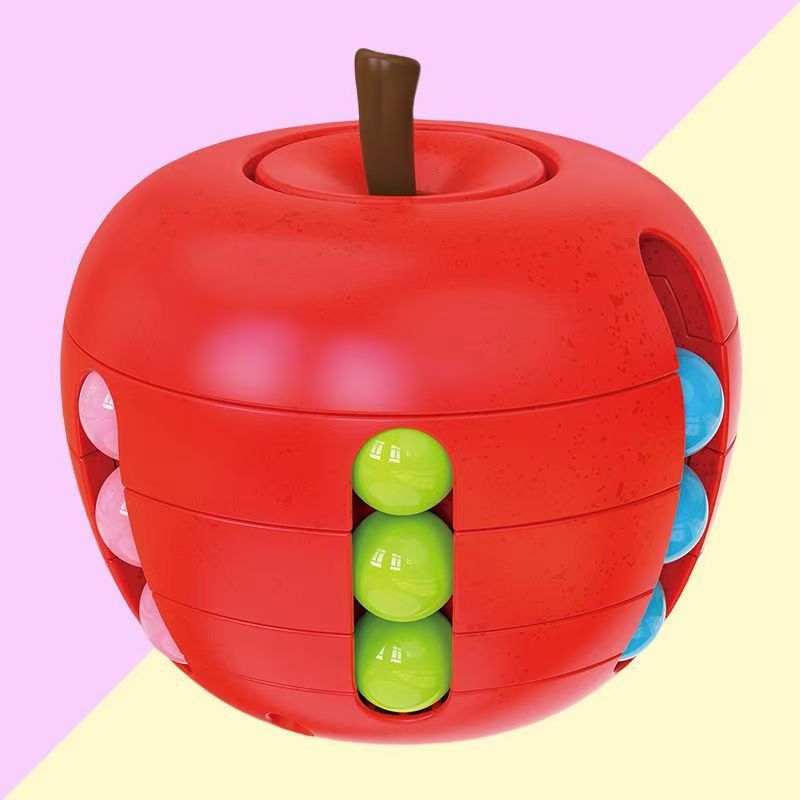 Rotating Magic Bean Puzzle & Fidget Toy – Dual-Sided Logic Game
