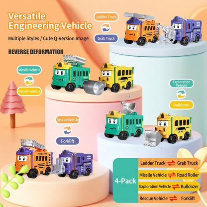 2-in-1 Pullback Car Set