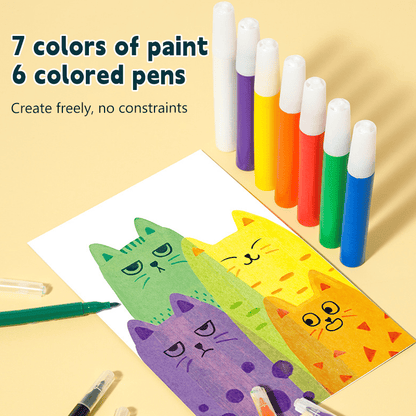 Eptchn Scratch Art Squeegee Painting Kits for Kids