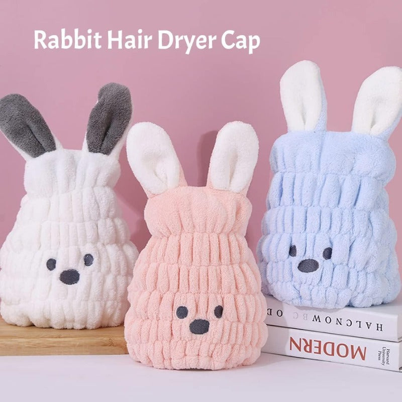 Kids Bunny Hair Towel