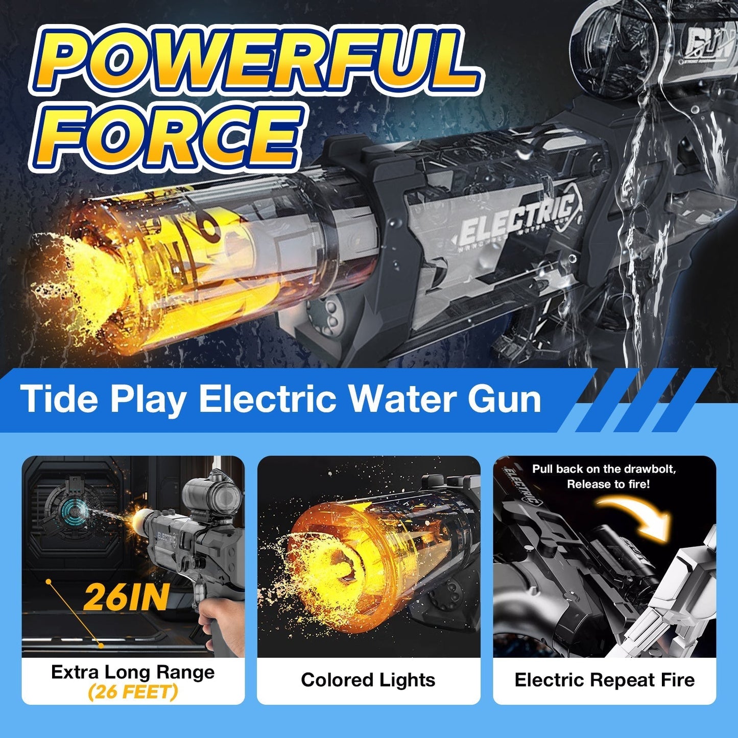 High Capacity Pistol for Beach Swimming Toy