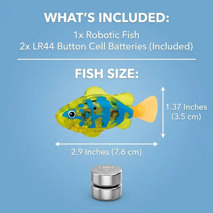 Interactive LED Robotic Fish Toy for Pets