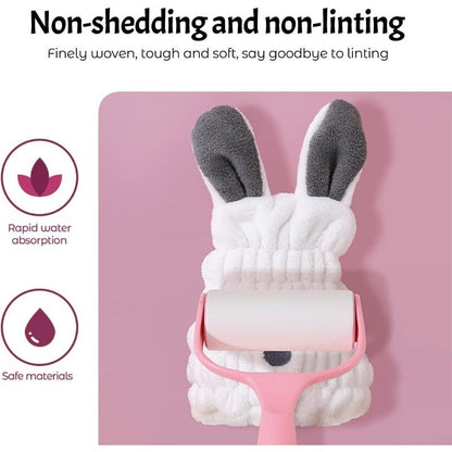 Kids Bunny Hair Towel