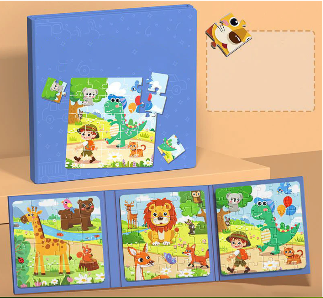Children's Magnetic Puzzle Book