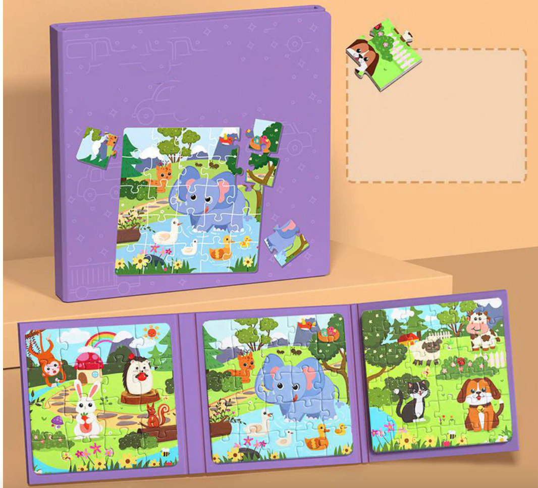 Children's Magnetic Puzzle Book
