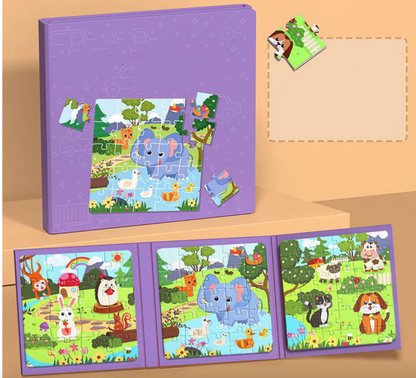 Children's Magnetic Puzzle Book