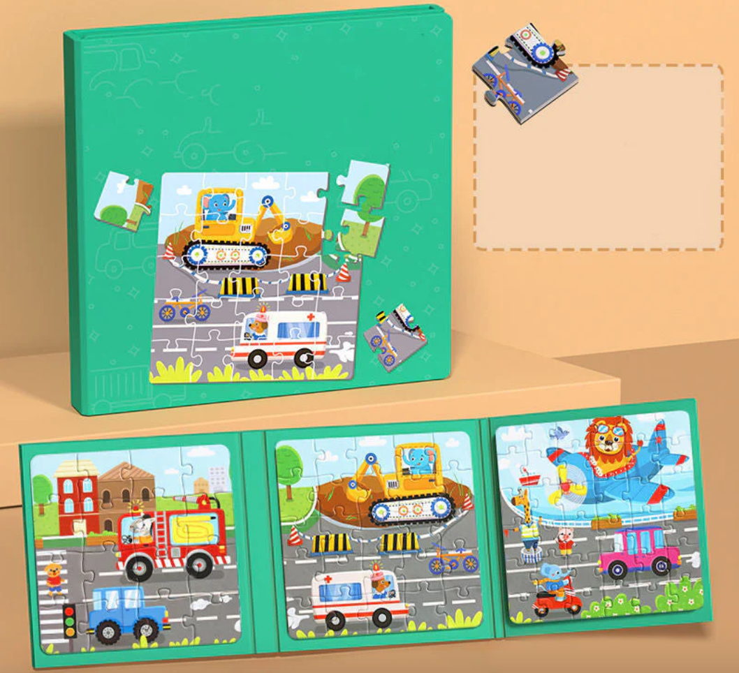 Children's Magnetic Puzzle Book
