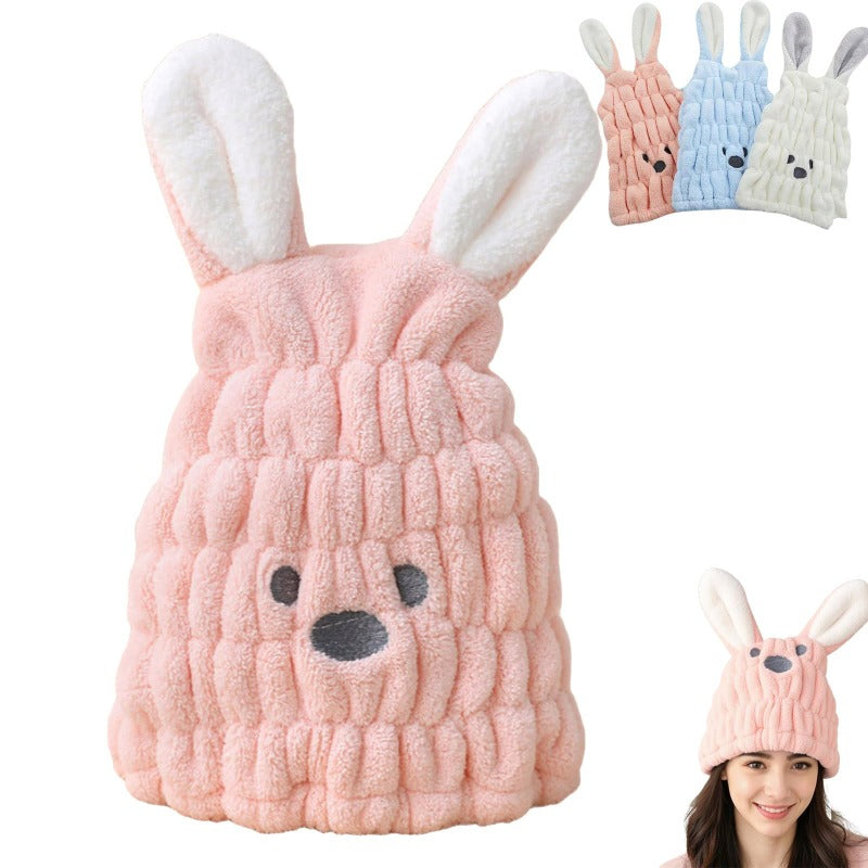 Kids Bunny Hair Towel