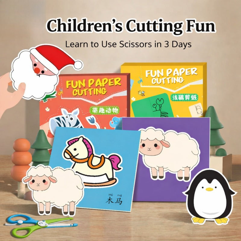 Kids Cutting & Coloring Craft Kit
