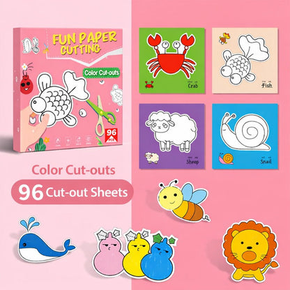 Kids Cutting & Coloring Craft Kit