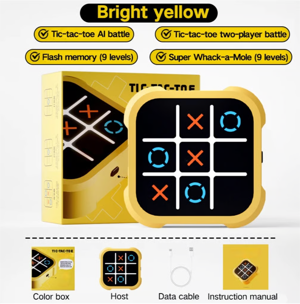 FlashTactix Super TicTacToe Board Game
