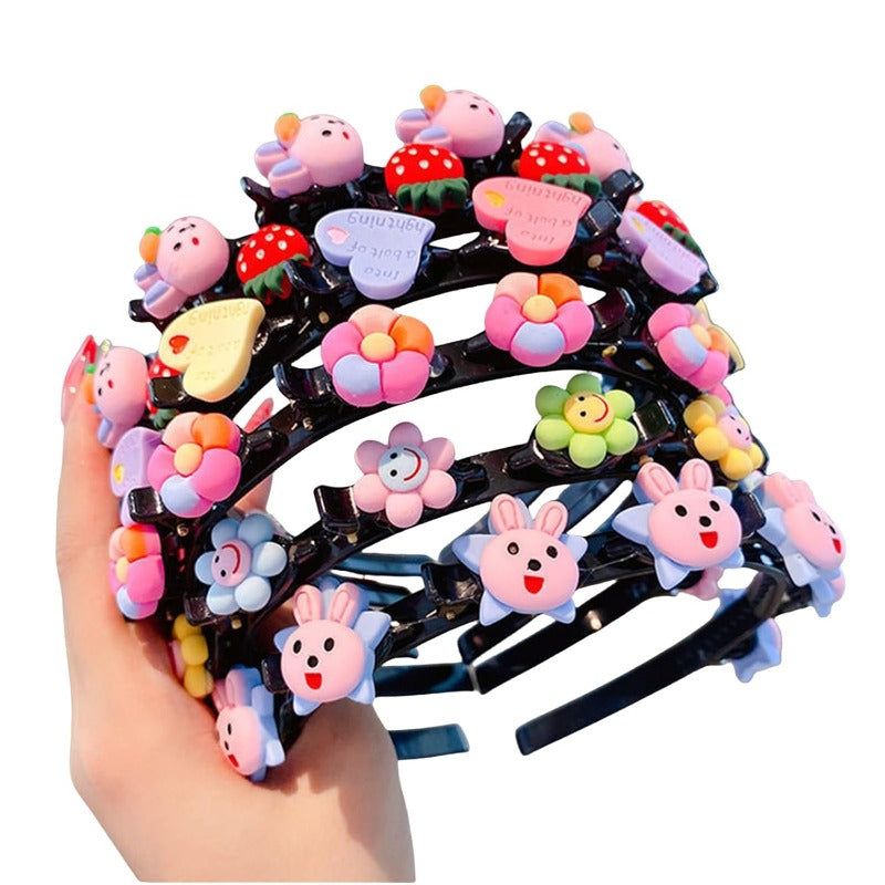Princess Bangs Hairpin Headband Set (5PCS)