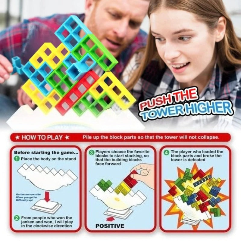 Team Tower Game For Kids