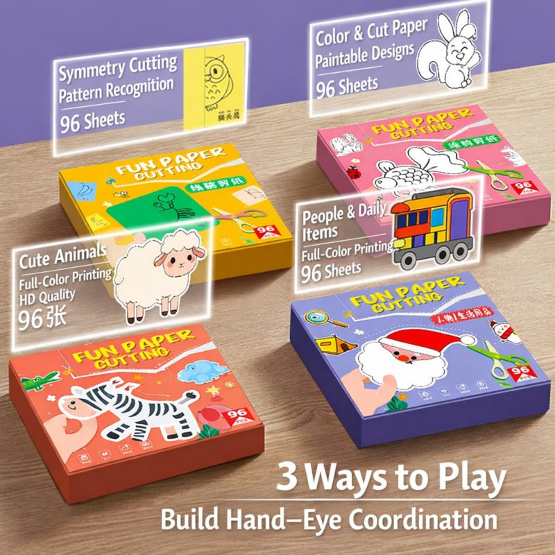 Kids Cutting & Coloring Craft Kit