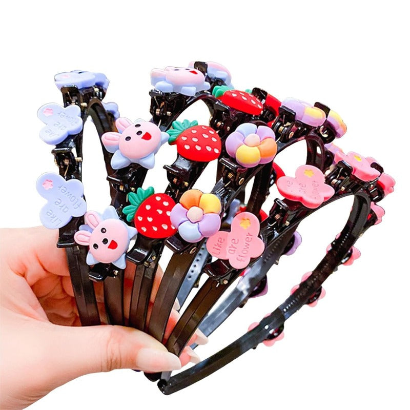 Princess Bangs Hairpin Headband Set (5PCS)