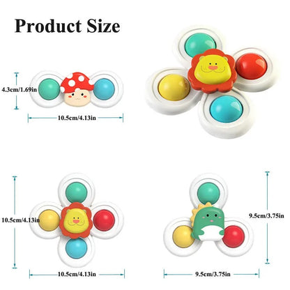 Baby Suction Spinner Toy