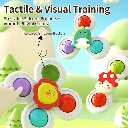 Baby Suction Spinner Toy