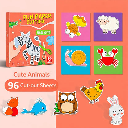Kids Cutting & Coloring Craft Kit