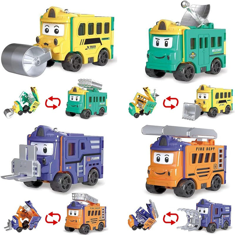 2-in-1 Pullback Car Set