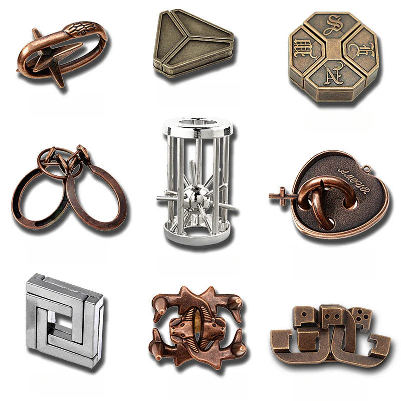 YoPoll Mind-Twist Metal Puzzle Set