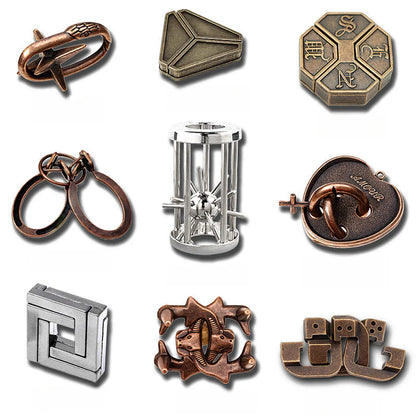 YoPoll Mind-Twist Metal Puzzle Set