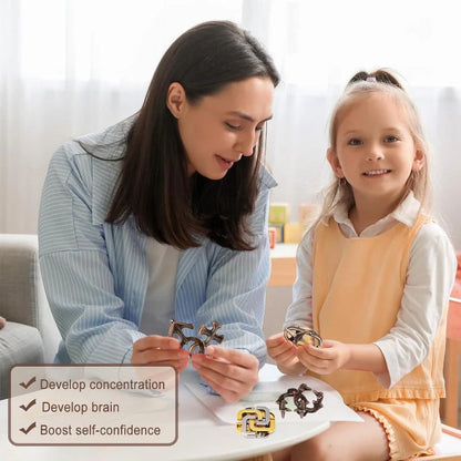 YoPoll Mind-Twist Metal Puzzle Set