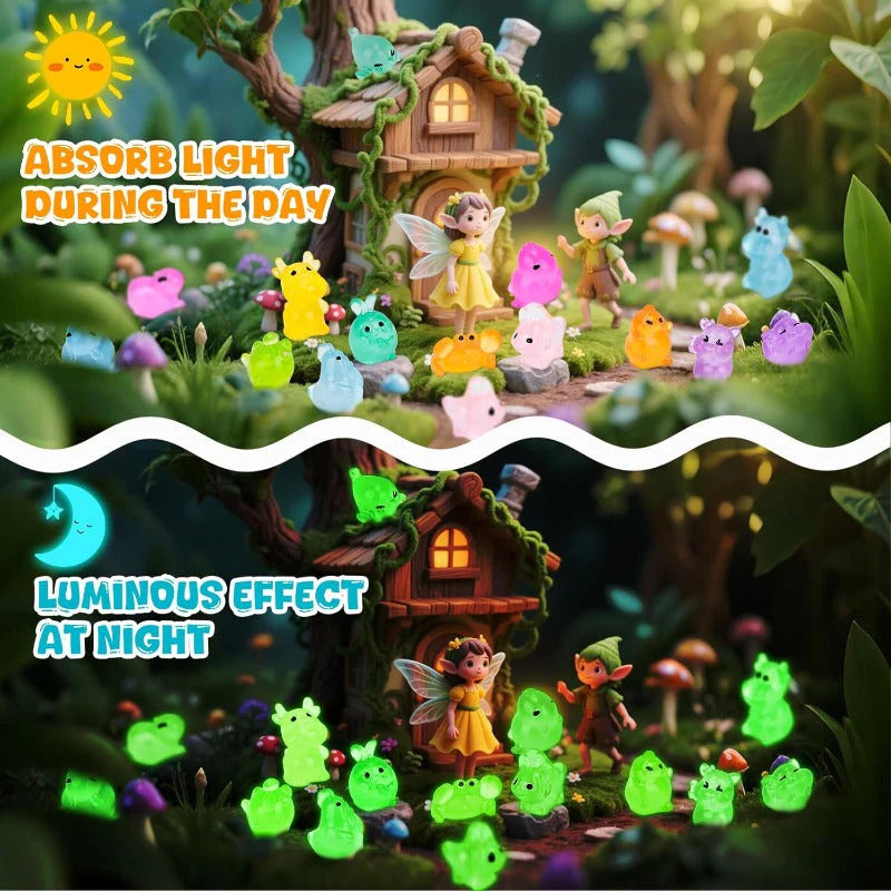 Glow-in-the-Dark Mini Animal Figures