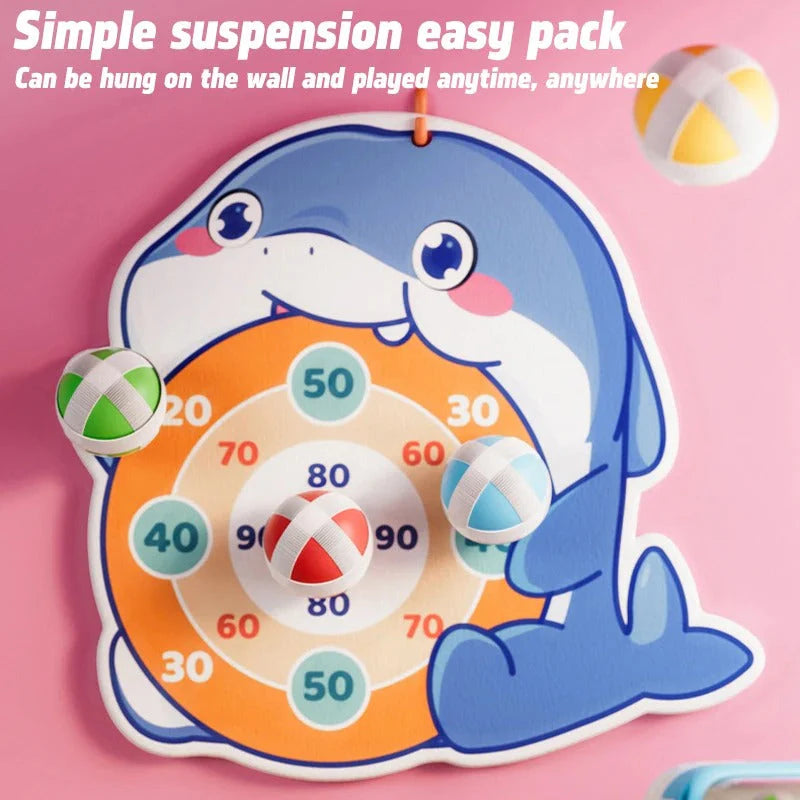 Whale Sticky Ball Gun Target Set