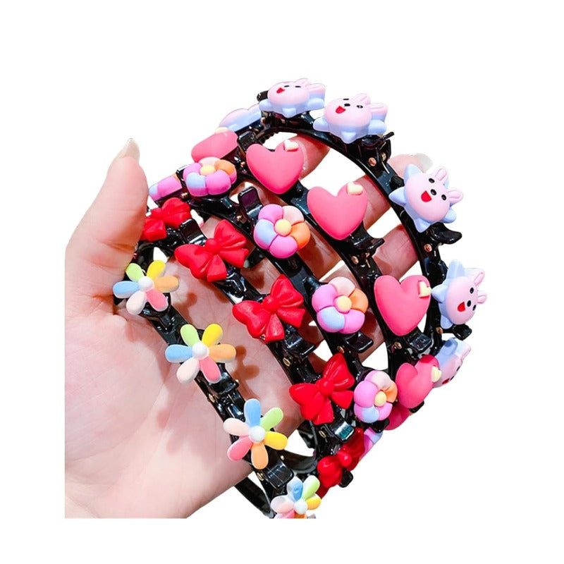 Princess Bangs Hairpin Headband Set (5PCS)