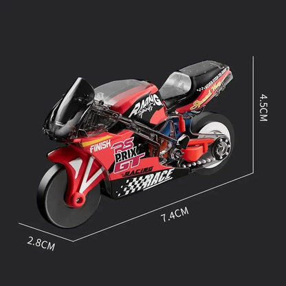 Pull-Back Spark Motorcycle Keychain