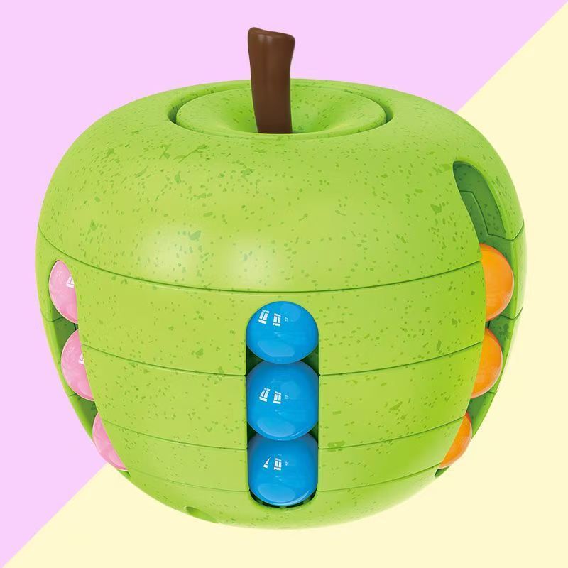 Rotating Magic Bean Puzzle & Fidget Toy – Dual-Sided Logic Game