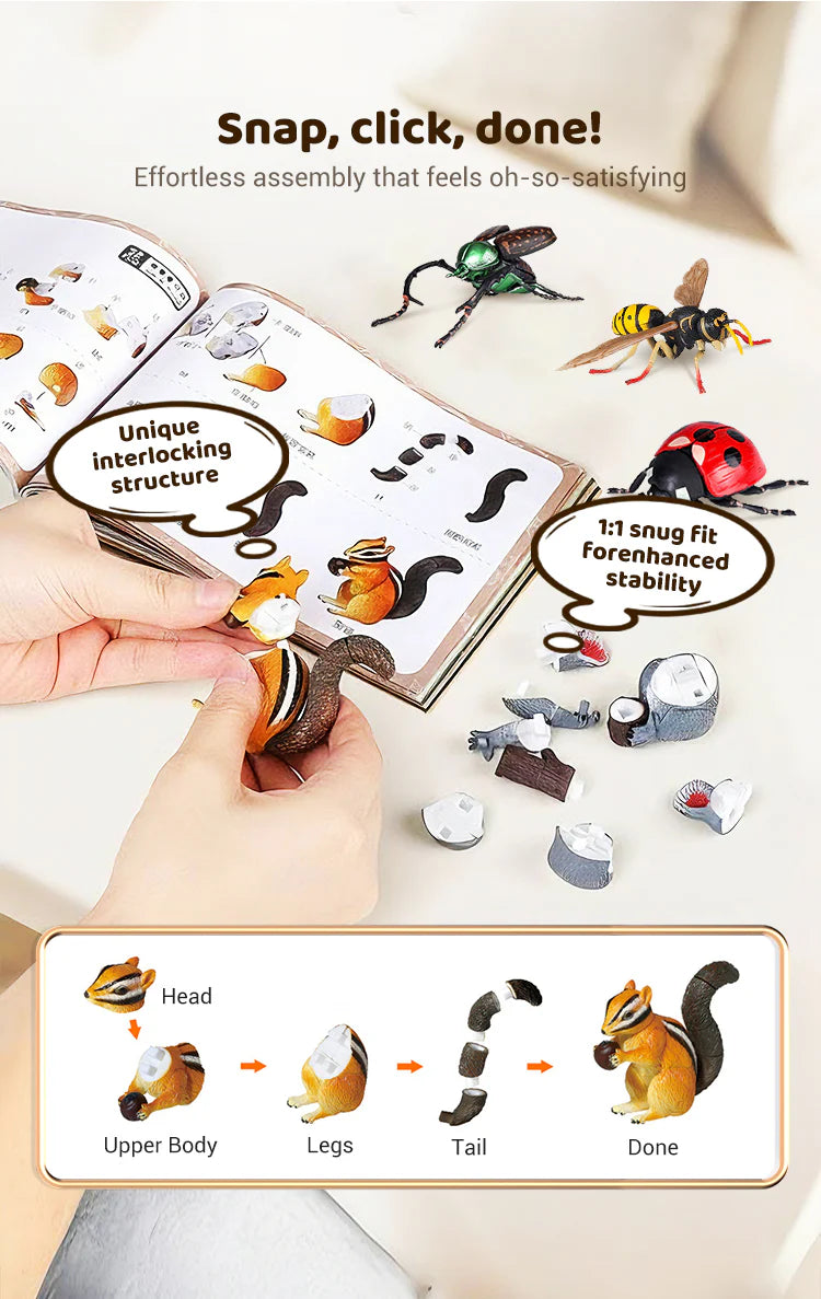 🐞Kids' Insect & Animal Slot-Assembly Toys