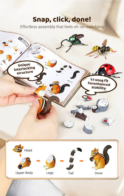 🐞Kids' Insect & Animal Slot-Assembly Toys