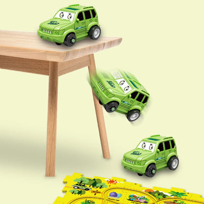 Children's Educational Puzzle Track Car Play Set